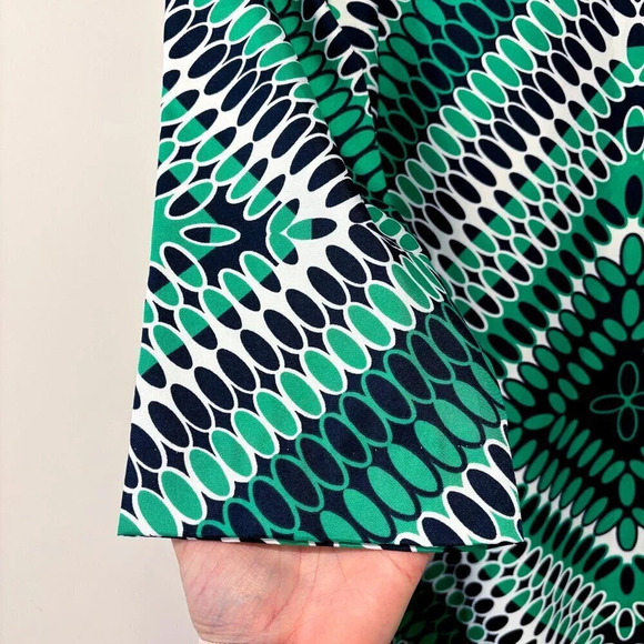 BANANA REPUBLIC Navy and green dress - Picture 3 of 7